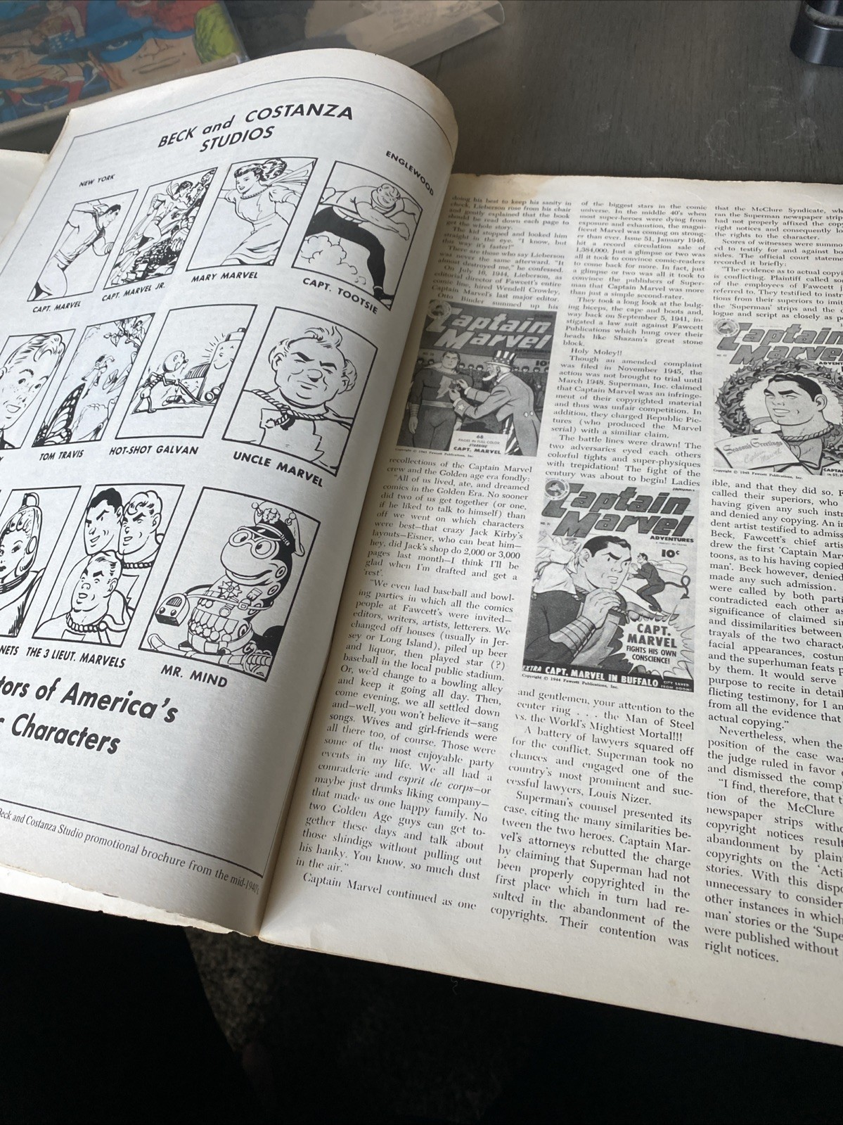 VTG 1972 HISTORY OF COMICS 2 STERANKO SUPERGRAPHICS CAPT AMERICA FURY
