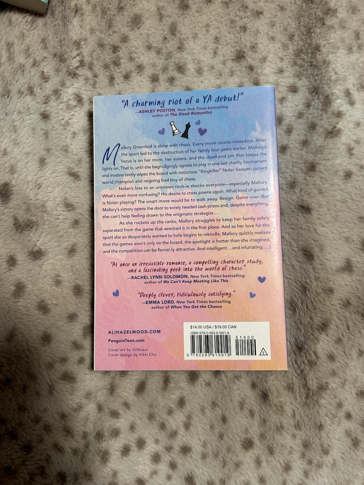 SIGNED Check and Mate by Ali Hazelwood Paperback