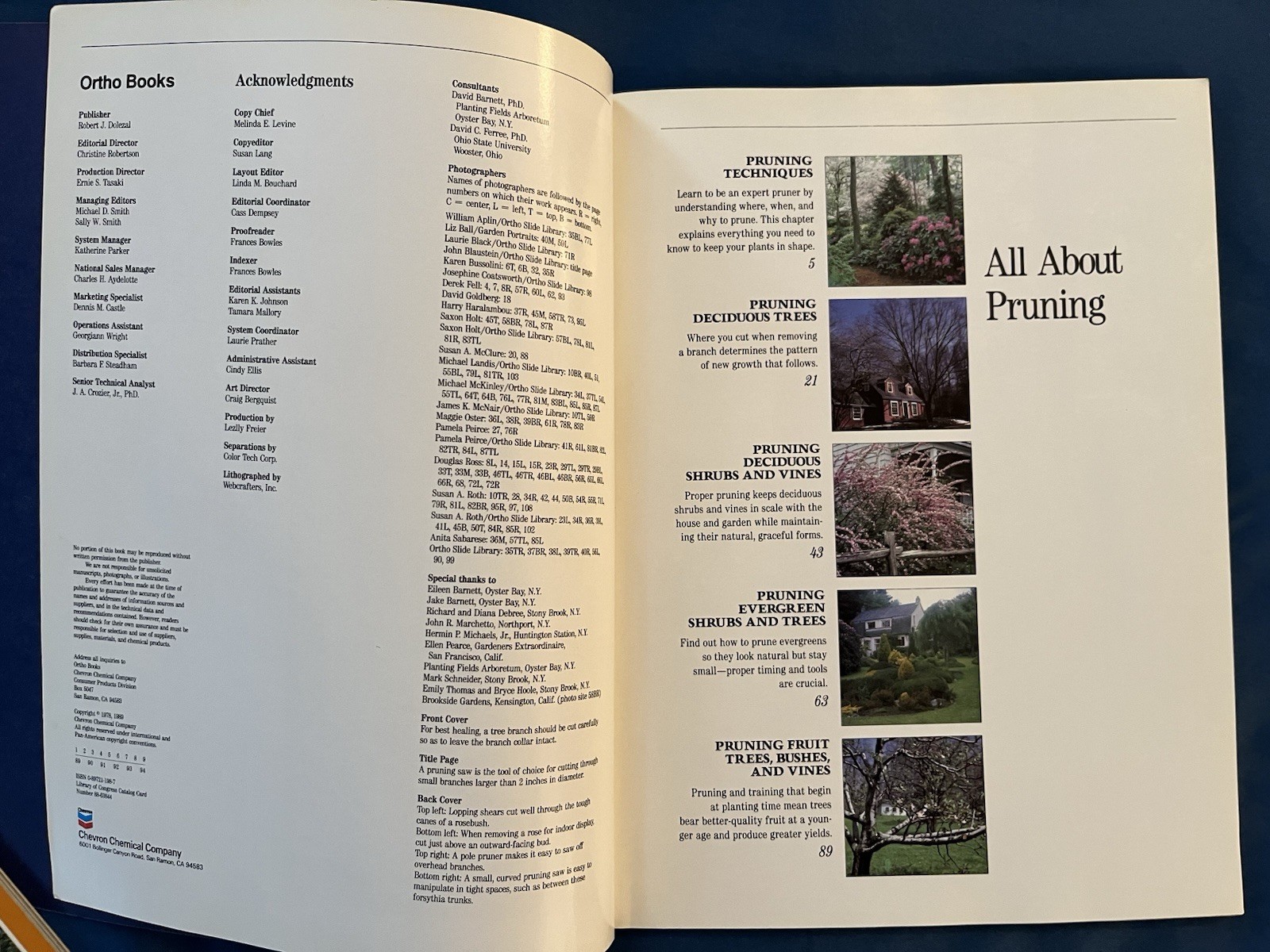 Lot of 5 Vintage Ortho Books Gardening Trees Shrubs Pruning Evergreens 1980’s