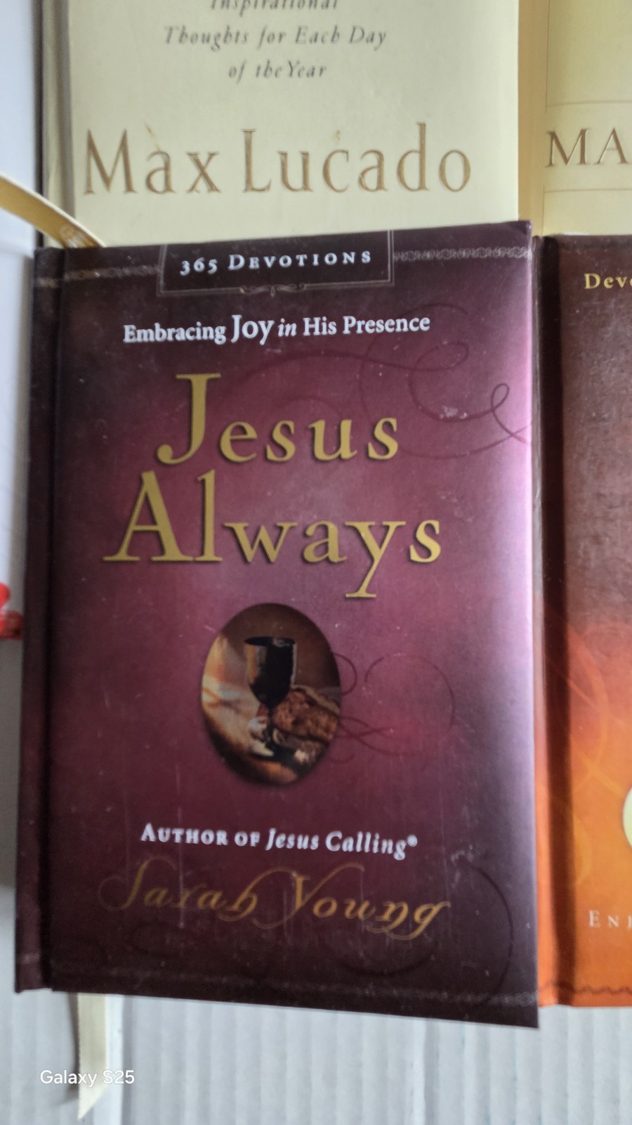 Max Lucado Sarah Young Lot Of 5 Religious Hardcover Christian Books Bible Verses