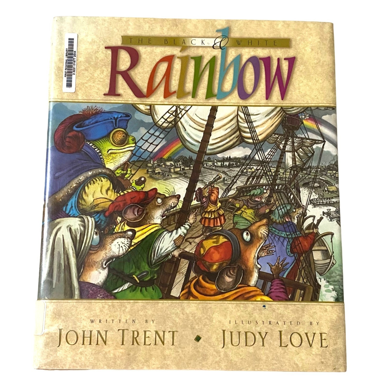 The Black & White Rainbow Hardcover John Trent First Edition Vintage 90s Animals