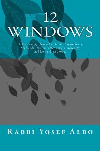 Ramaz Sephardi Minyan Manual of Halacha: A Manual of Halacha and Minhagim for th