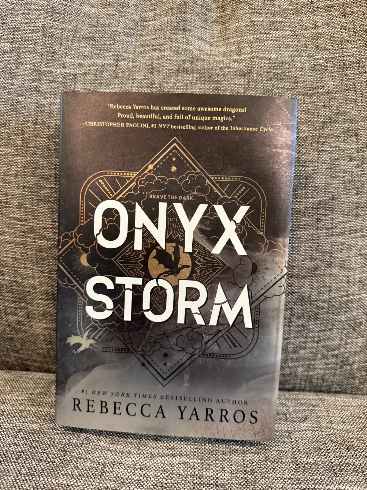 ONYX STORM Deluxe Limited EDITION BOOK HARDCOVER IN HAND