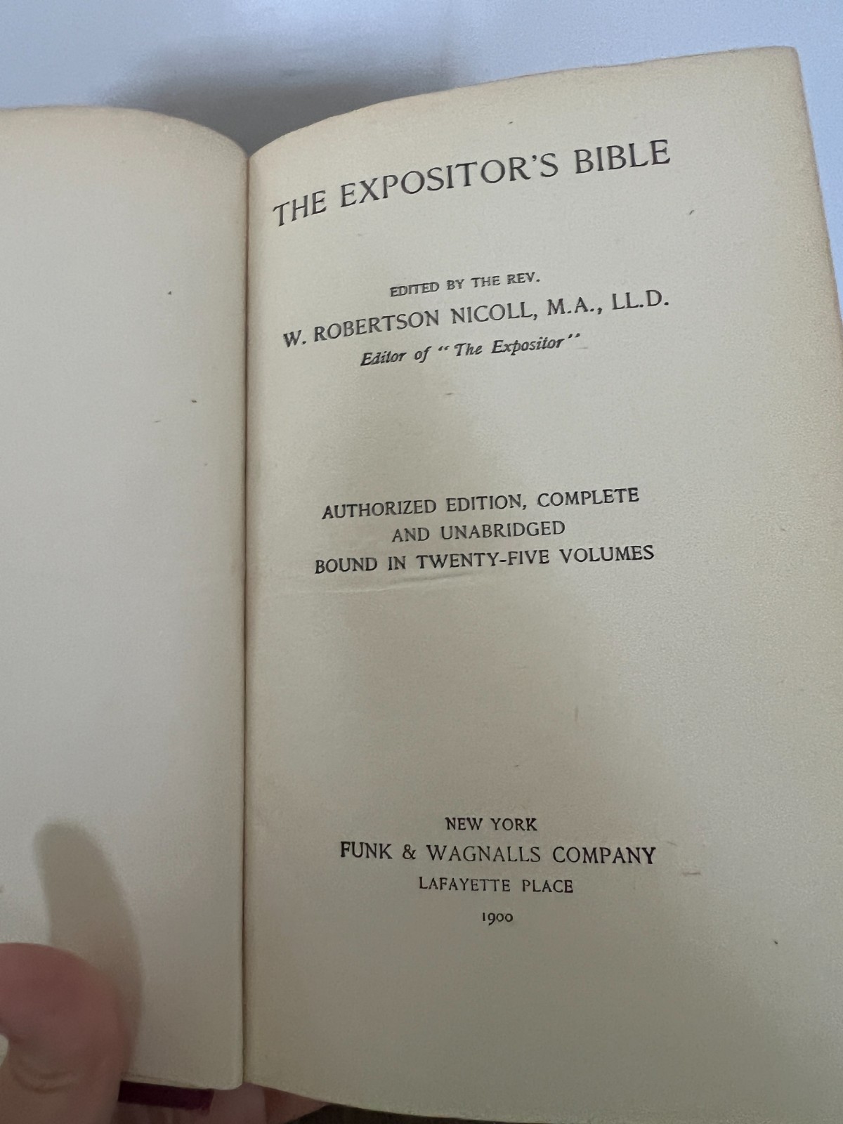 The Expositor’s Bible Commentary 1900 Antique/Vintage Lot of 23 Funk & Wagnalls