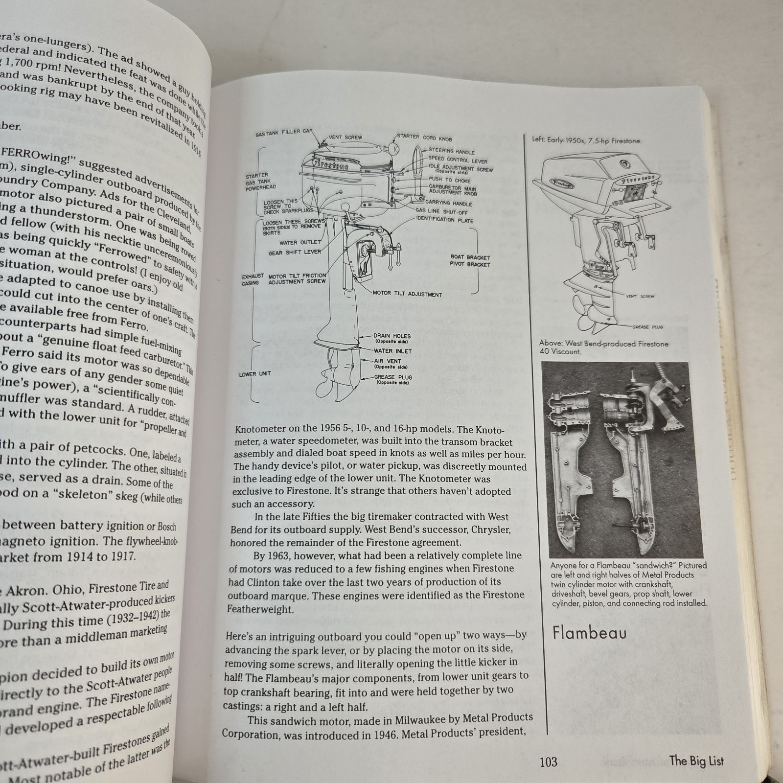 Old Outboard Book 3rd Edition History Evinrude, Johnson, Waterwitch, Flambeau +