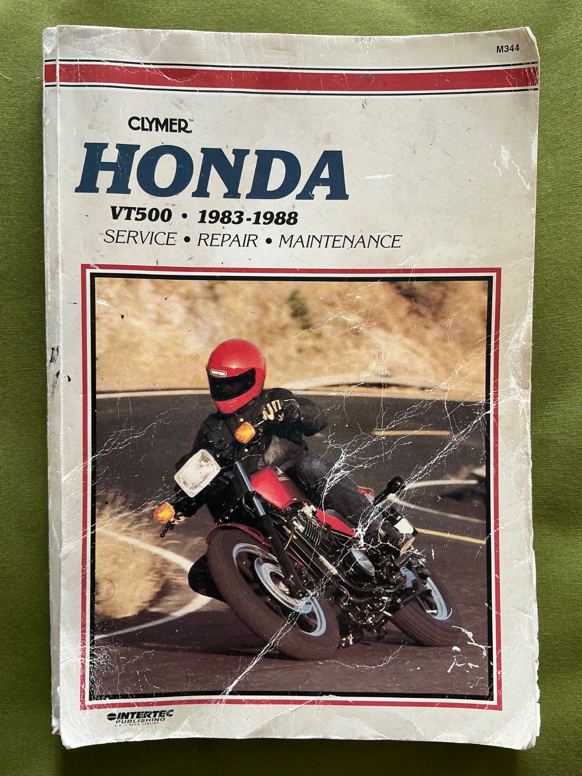 Clymer Honda VT500 Service Manual 1983-1988 M344 Acceptable 1994 Pback
