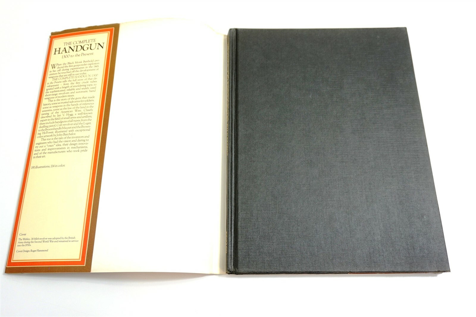 The Complete HANDGUN 1300 to the Present Hardback Book by Ian V Hogg 1979