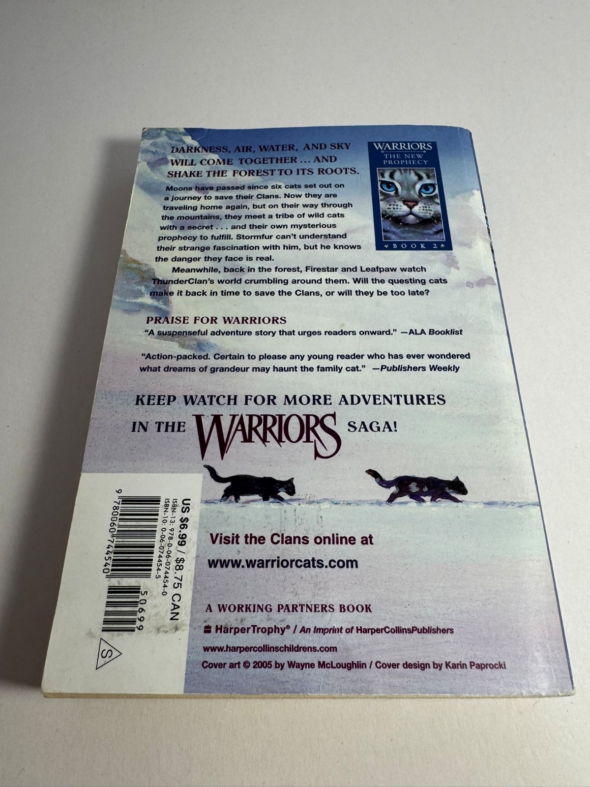 Warriors The New Prophecy First Edition Set 1-6 – Erin Hunter Paperback