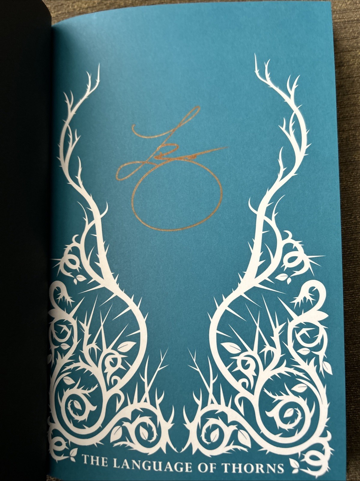 The Language of Thorns Midnight Tales & Dangerous Magic Leigh Bardugo-SIGNED!