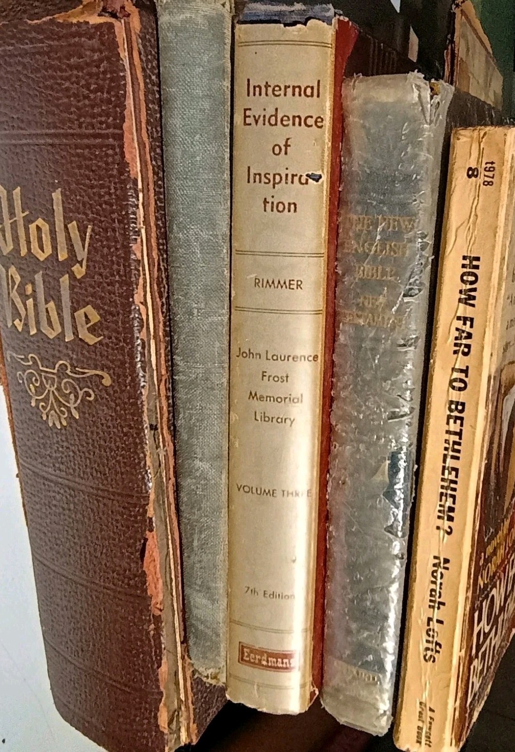 10 Vtg/antique Bible Hymnal Religious Church History Oxford Christian Lot Books