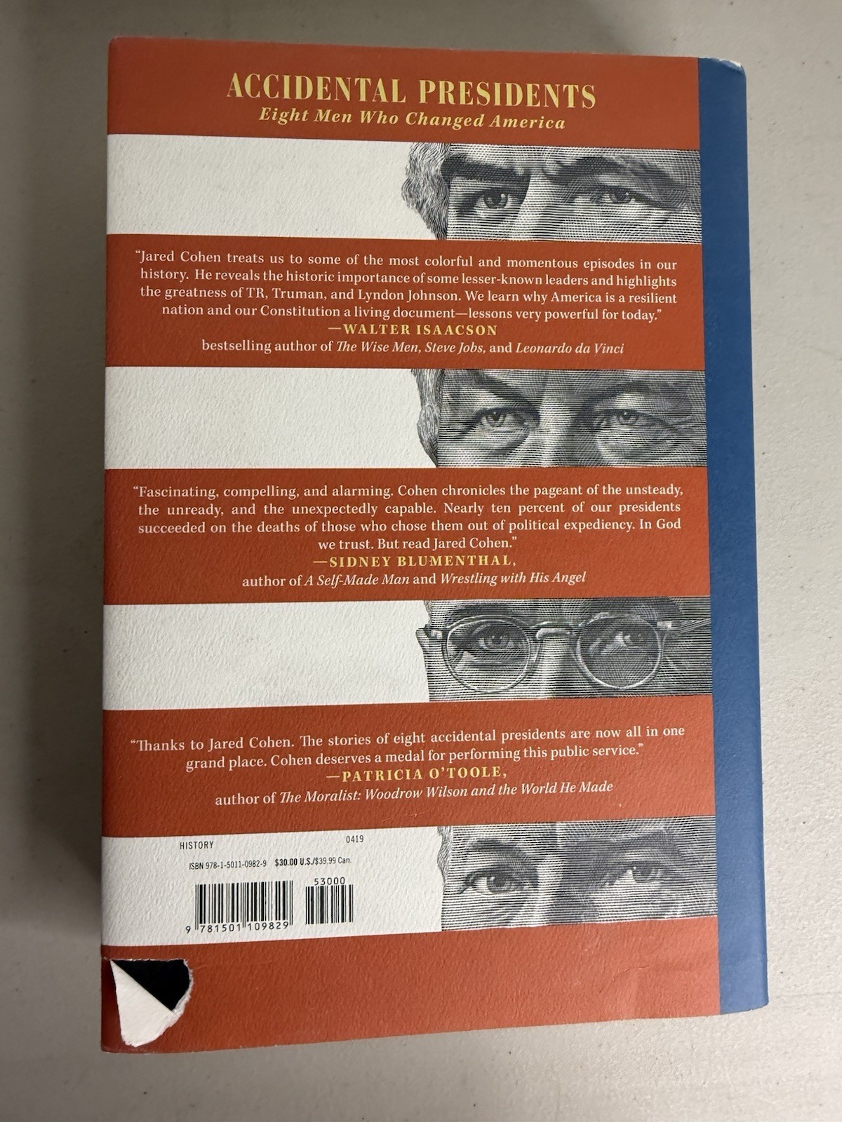 Accidental Presidents : Eight Men Who Changed America by Jared Cohen (2020,…
