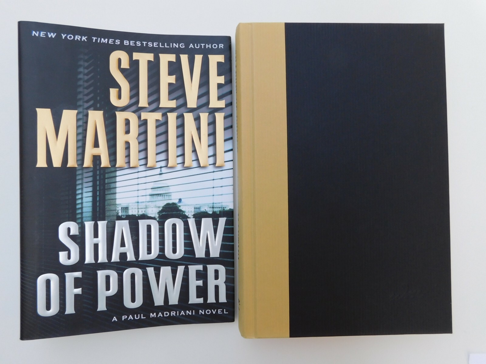 FLAT SIGNED true 1st ed 2008 STEVE MARTINI 390 pages SHADOW OF POWER hardcover