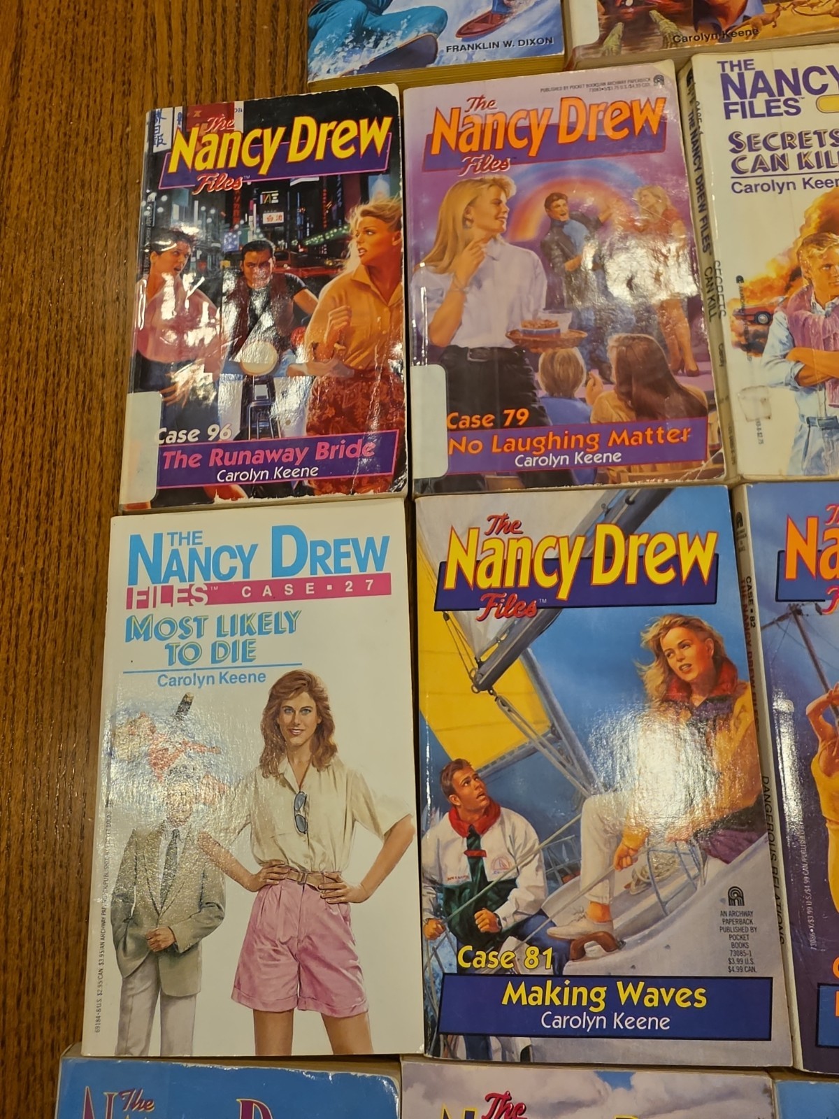 Lot of 19 Nancy Drew Files Chapter Books by Carolyn Keene