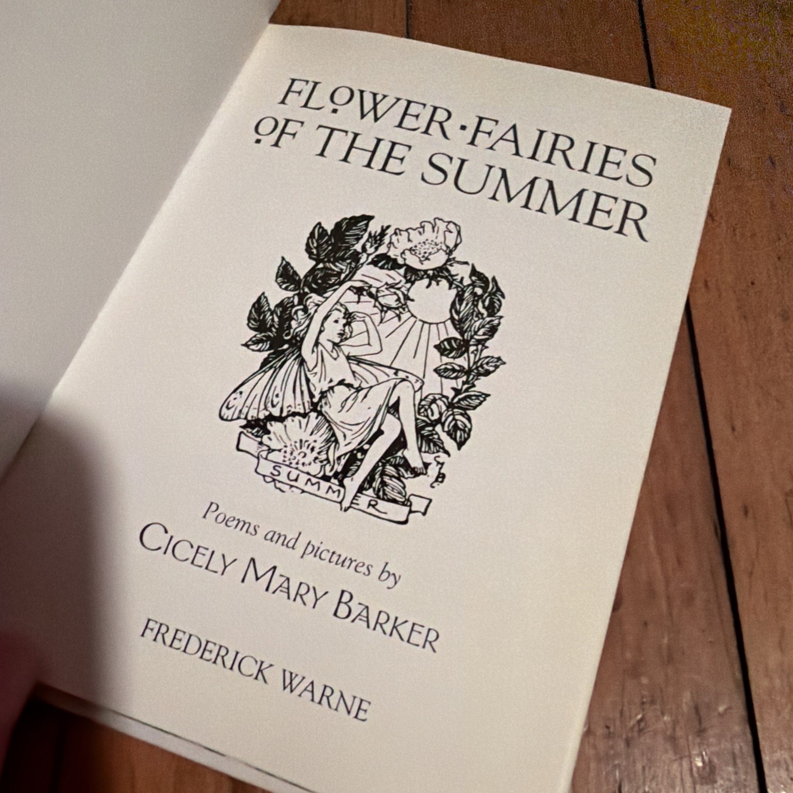 Flower Fairies Of The Summer Cicely Mary Barker 2002 HCDJ Frederick Warne