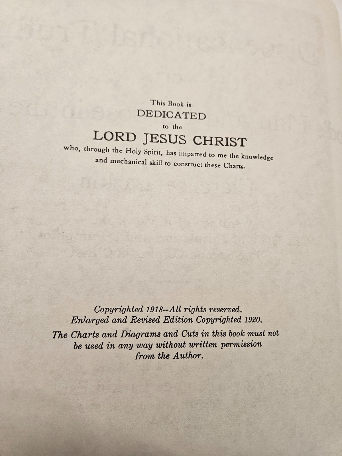 The Greatest Book on Dispensational Truth in the World By Clarence Larkin 1920