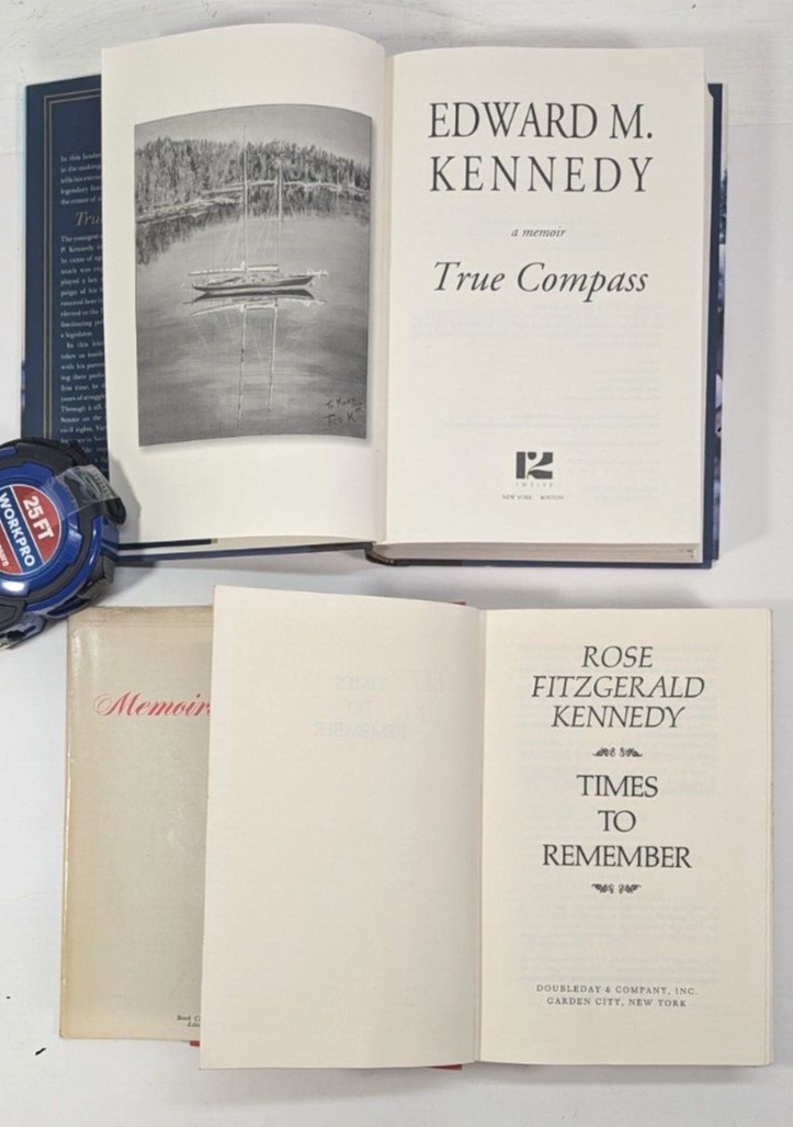 JFK – Lot of 7 books: John F. Kennedy & the Kennedy family: Jackie, Ted, Rose