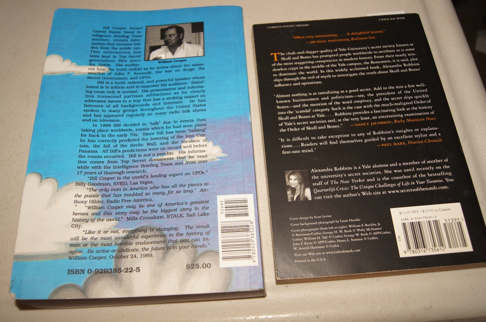 Behold a Pale Horse William Cooper Protocol of Z ILLUMINATI Skull & Bones SIGNED