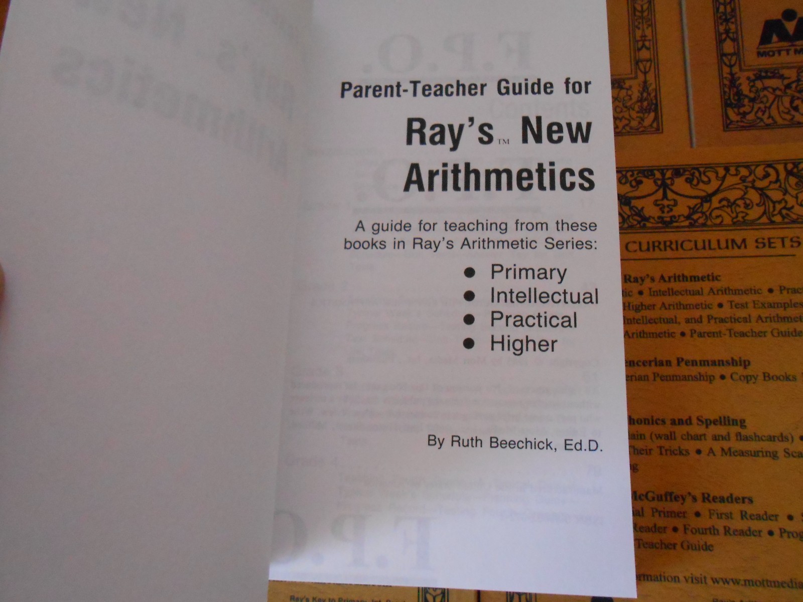 Joseph Ray RAY’S NEW ARITHMETIC Lot of 7 Mott Media 2016 – TPB LN