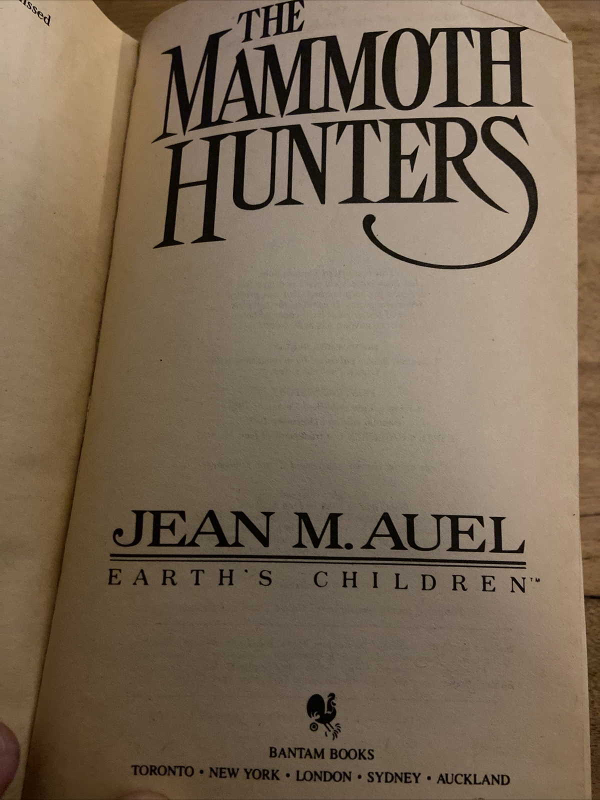 Earth’s Children Ser.: The Mammoth Hunters by Jean M. Auel (1986, Mass Market)
