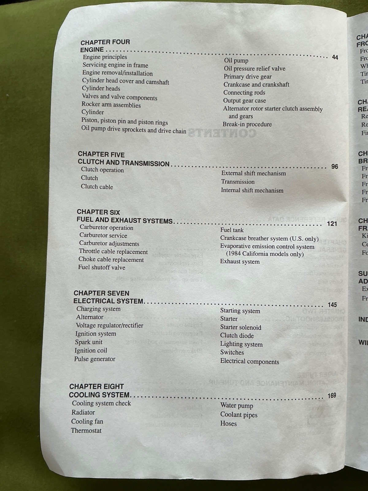 Clymer Honda VT500 Service Manual 1983-1988 M344 Acceptable 1994 Pback