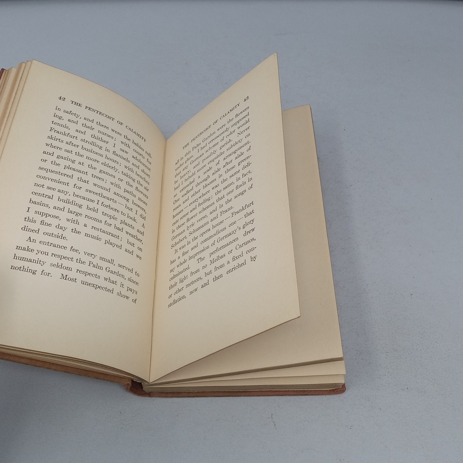 The Pentecost of Calamity: 1917 The Macmillan Company Hardcover by Owen Wister