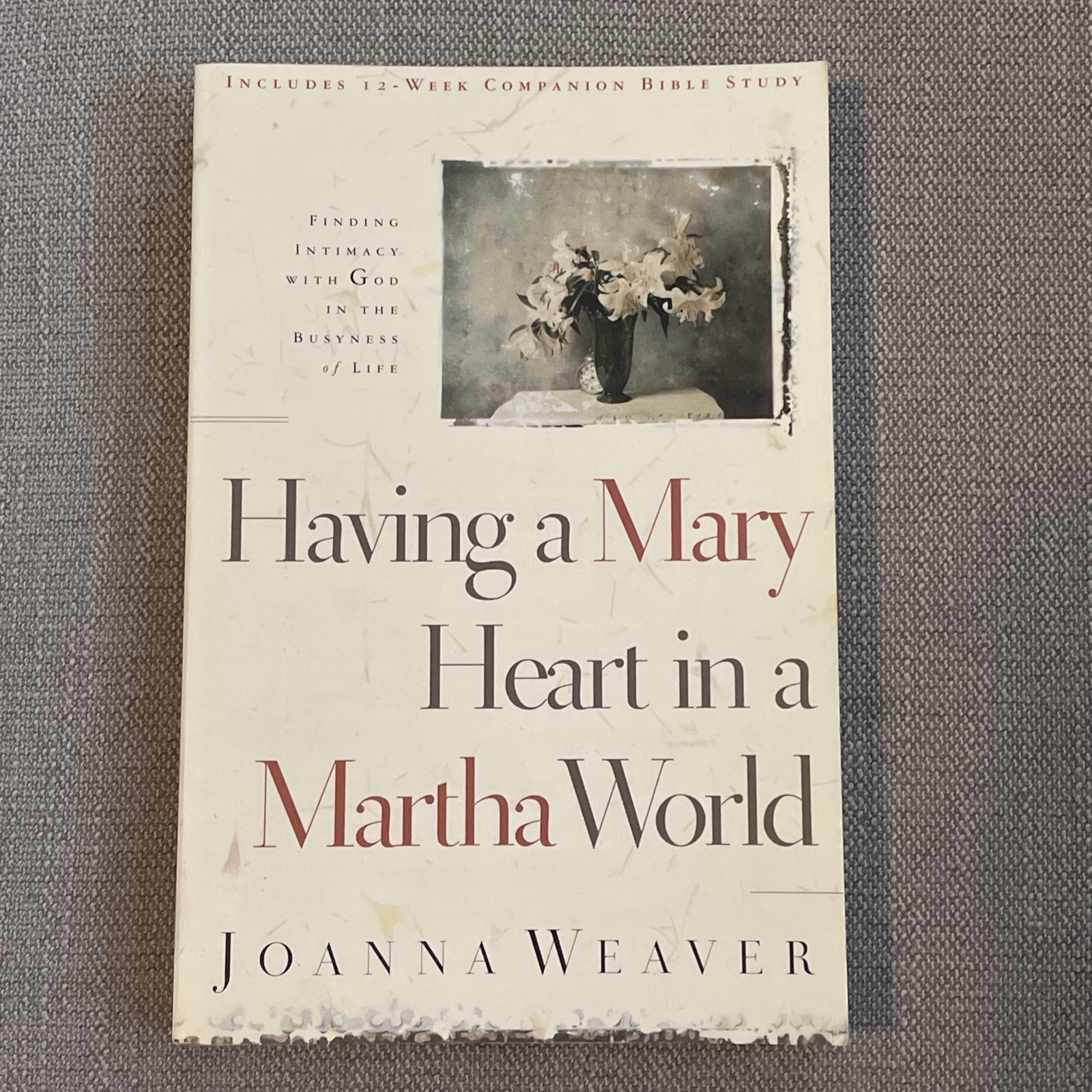 Having a Mary Heart in a Martha World By Joanna Weaver (2002 Paperback)