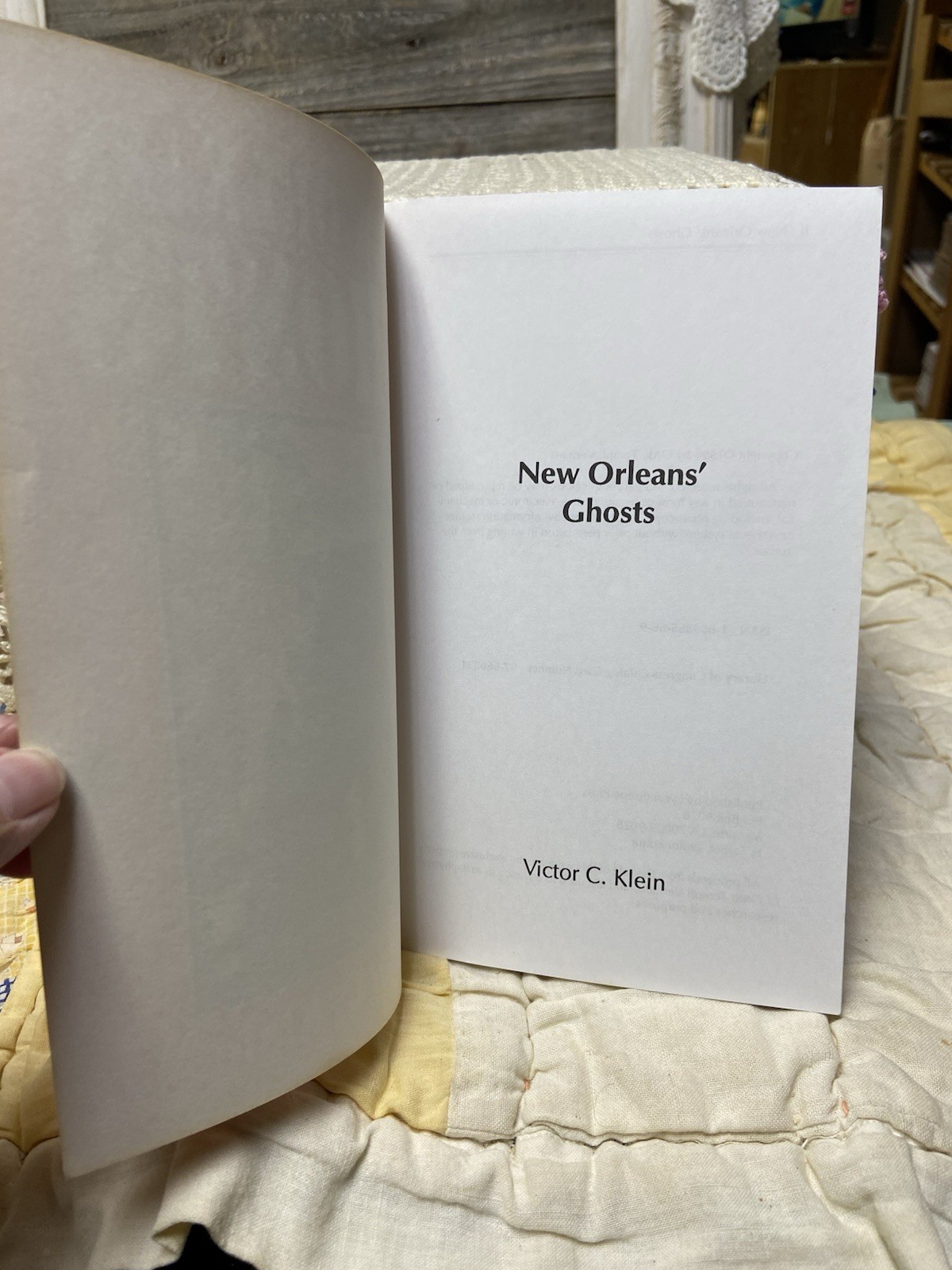 New Orleans Ghosts Paperback Victor C. Klein 1996