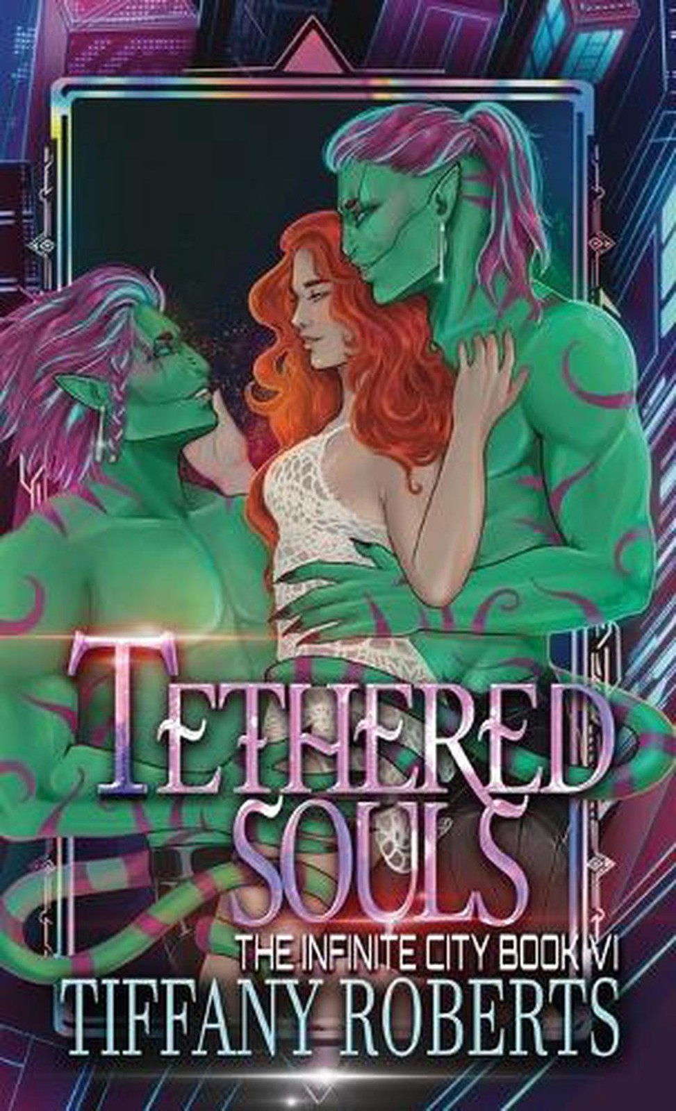 Tethered Souls (The Infinite City #6) – Color by Tiffany Roberts Hardcover Book