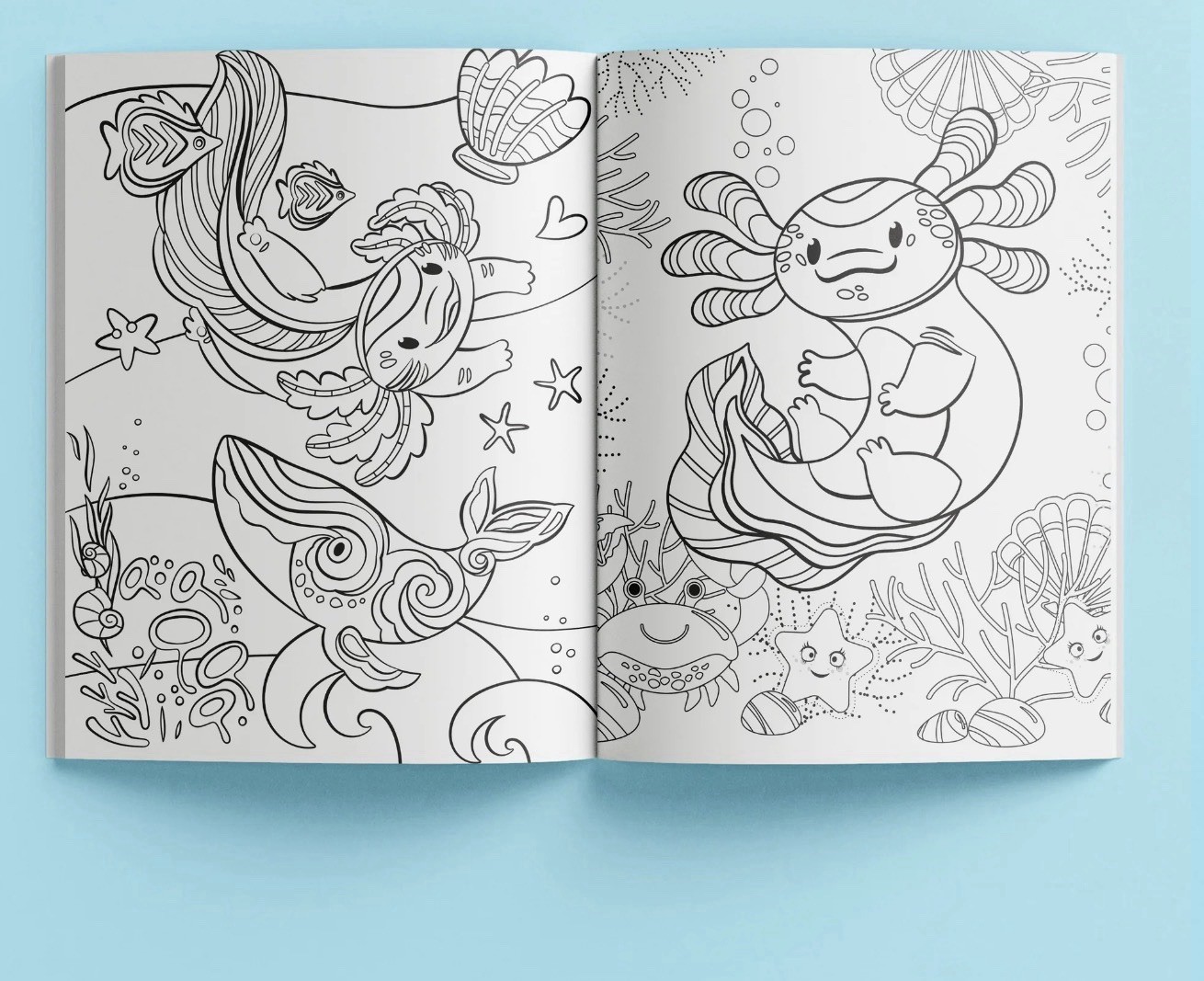 Kaleidoscope Sticker Coloring Amazing Axolotls Book Children 6 And Up 72pages