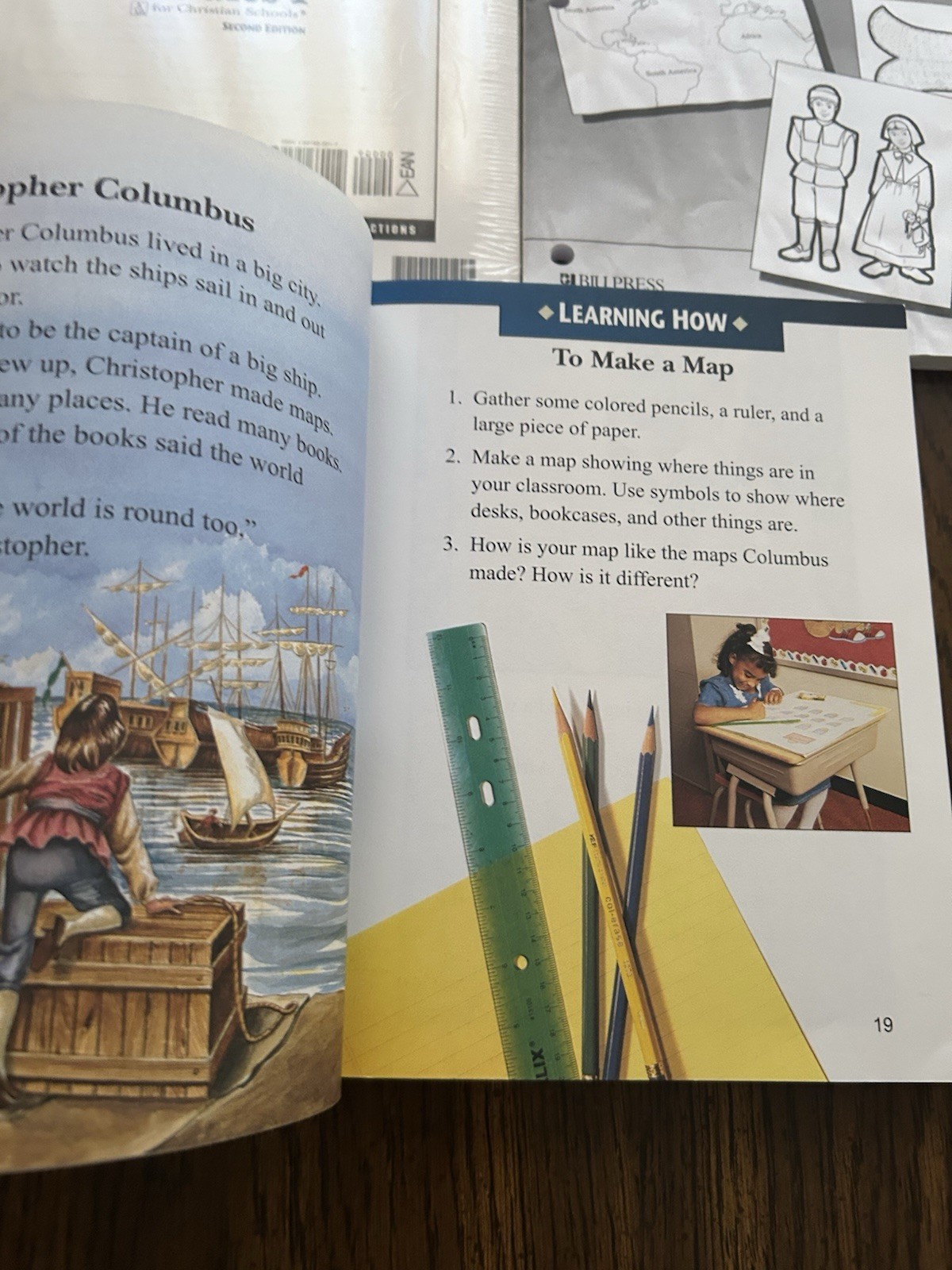 Bob Jones University BJU Heritage Studies 1 Curriculum set the New world 3 books