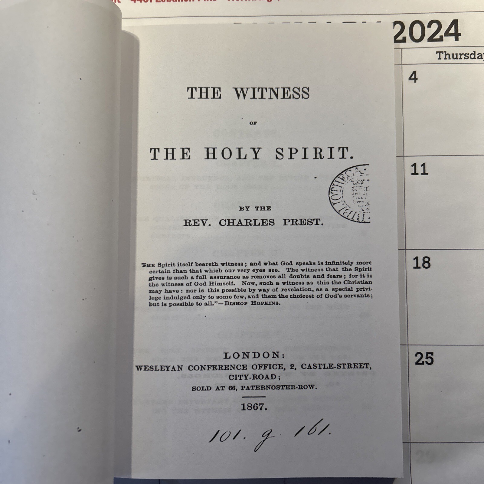 The Witness of the Holy Spirit – Charles Prest – 2019 – 172 pages – 1867 reprint
