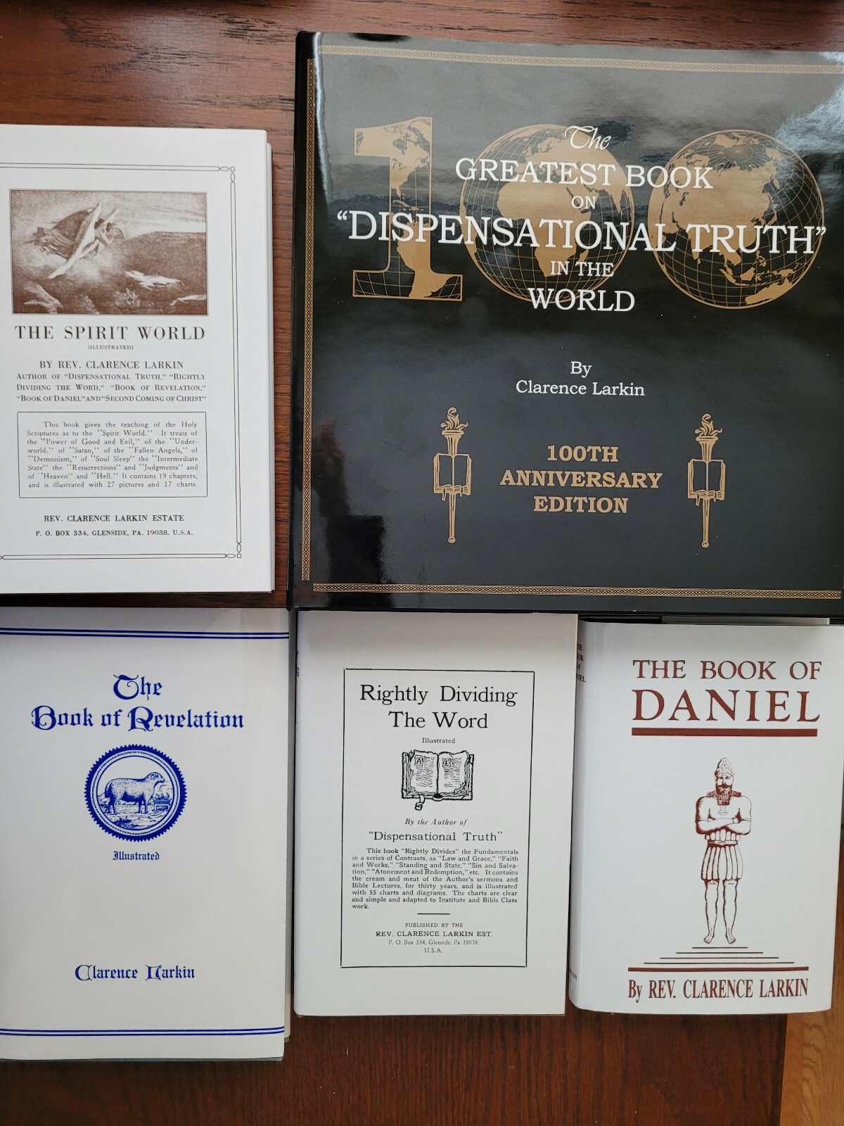 Clarence Larkin Collection – 5 NEW hardback Books by Clarence Larkin