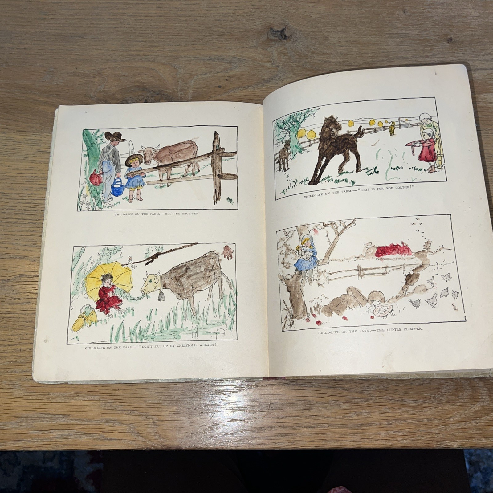Antique Pen and Pencil for Kindergarten and Nursery Hardcover Book 1897