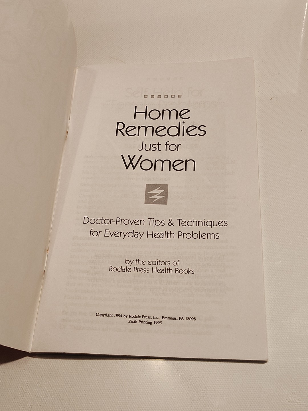 2 Woman’s Books Sex Secrets Every Woman Must Know & Home Remedies For Women 1995