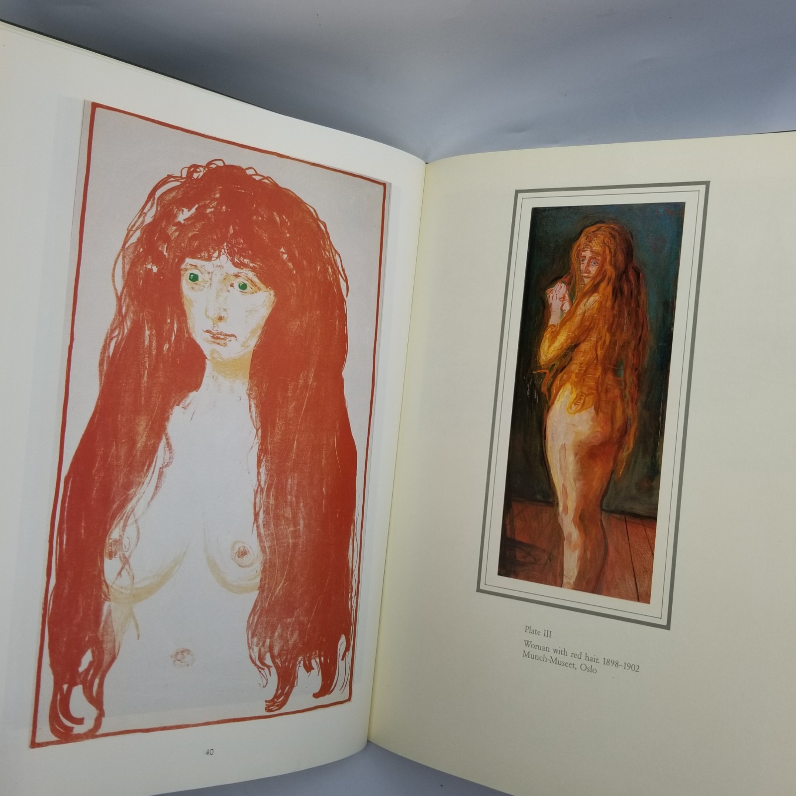 Edvard Munch by Per Amann – 1987 Artline Editions – Large Format HC