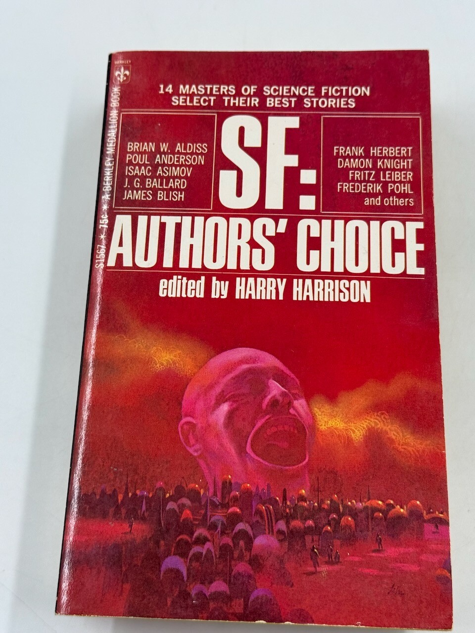 SF: Authors‘ Choice 1-2, Ed. Harry Harrison, Berkley PB 6/68, 5/70
