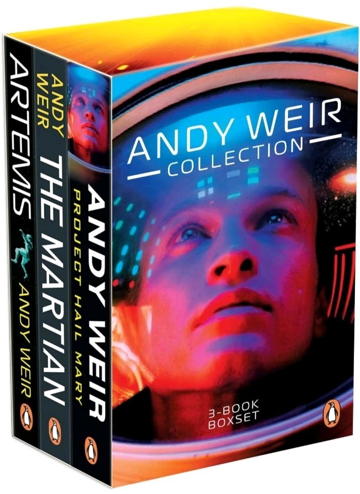 Andy Weir 3 Books Collection Set Project Hail Mary, Artemis, The Martian