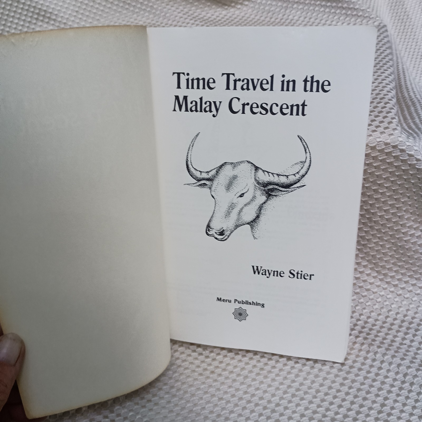 VTG Time Travel in the Malay Crescent (1985, Meru) by Wayne Stier – OOP – VG