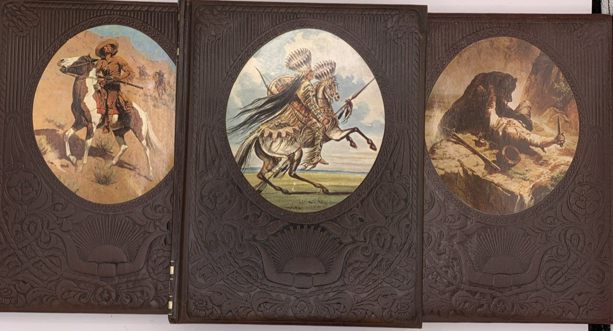Lot of Nine of the Old West Series, 1970’s Leather Cover, B155