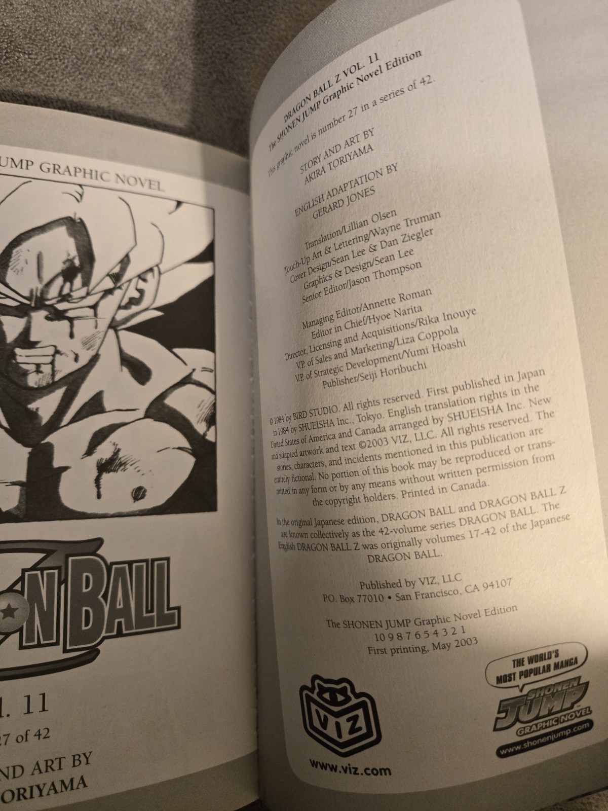 Dragon Ball Z Vol. 11 & 12 – Shonen Jump Graphic Novels -Akira Toriyama Manga