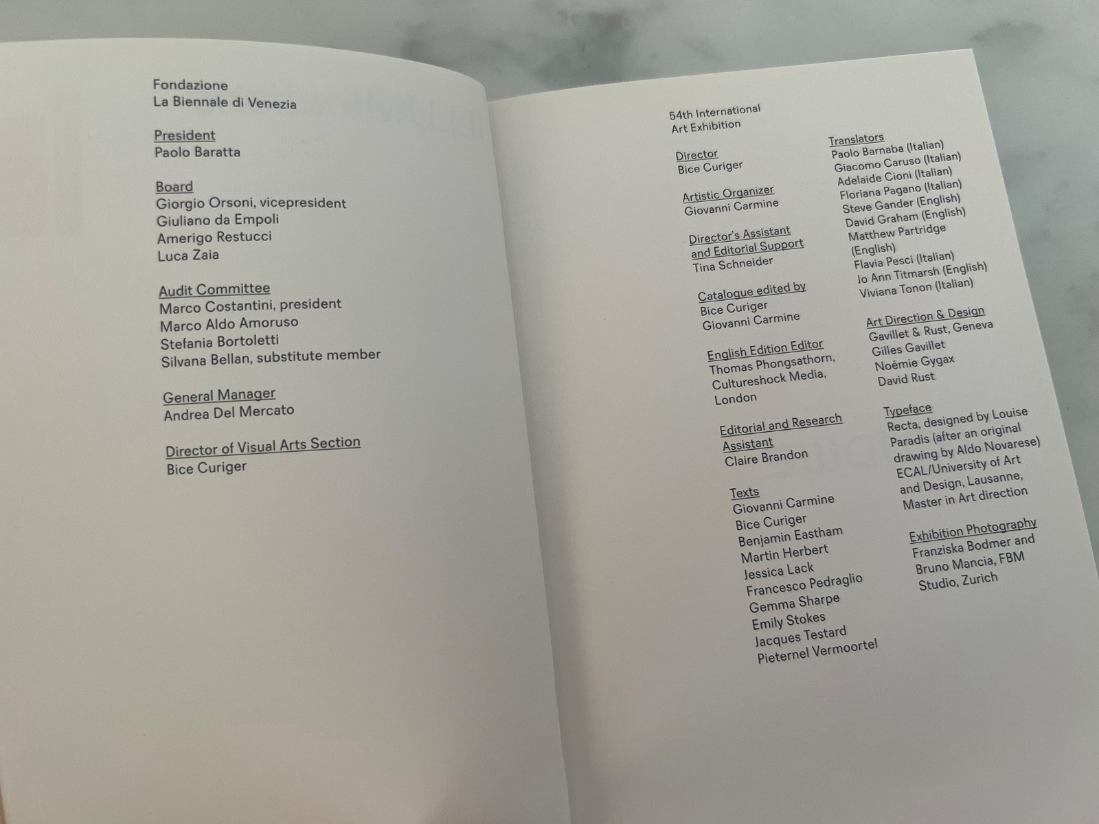 Illuminations: La Biennale Di Venezia Art 54 2011 Catalog