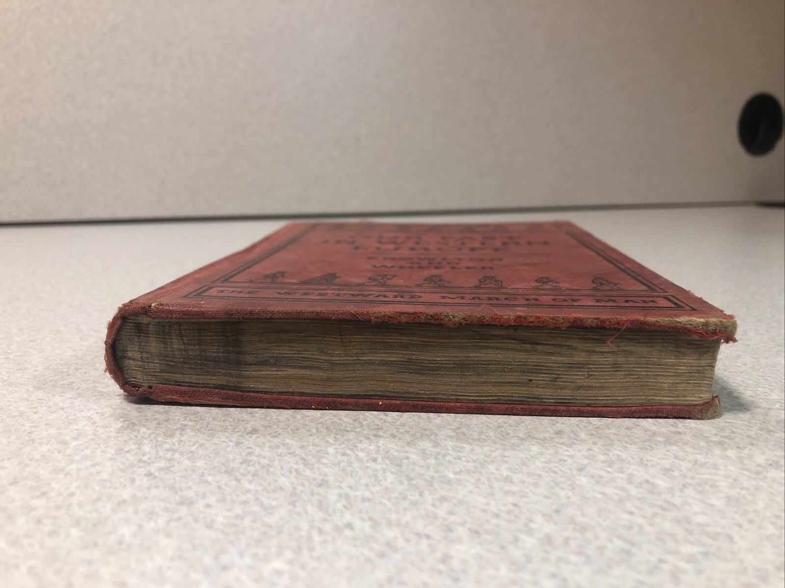 Our Past In Western Europe 1935 Hardcover Westward March of Man