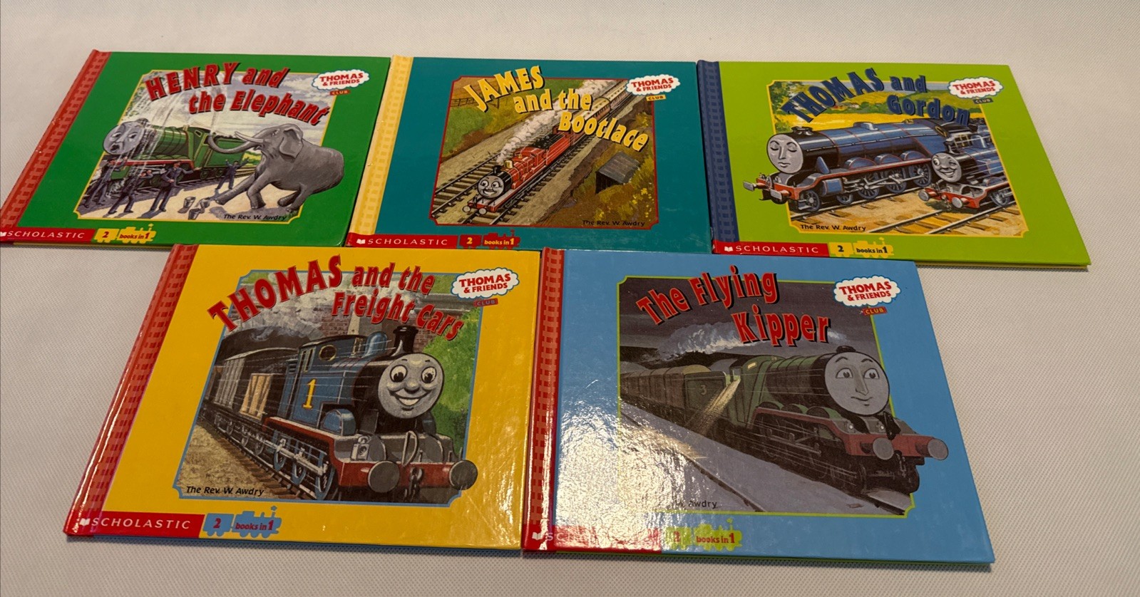 Thomas & Friends Club 2 Books In 1 Lot 23 Hardcover Stories Percy Harold Bertie