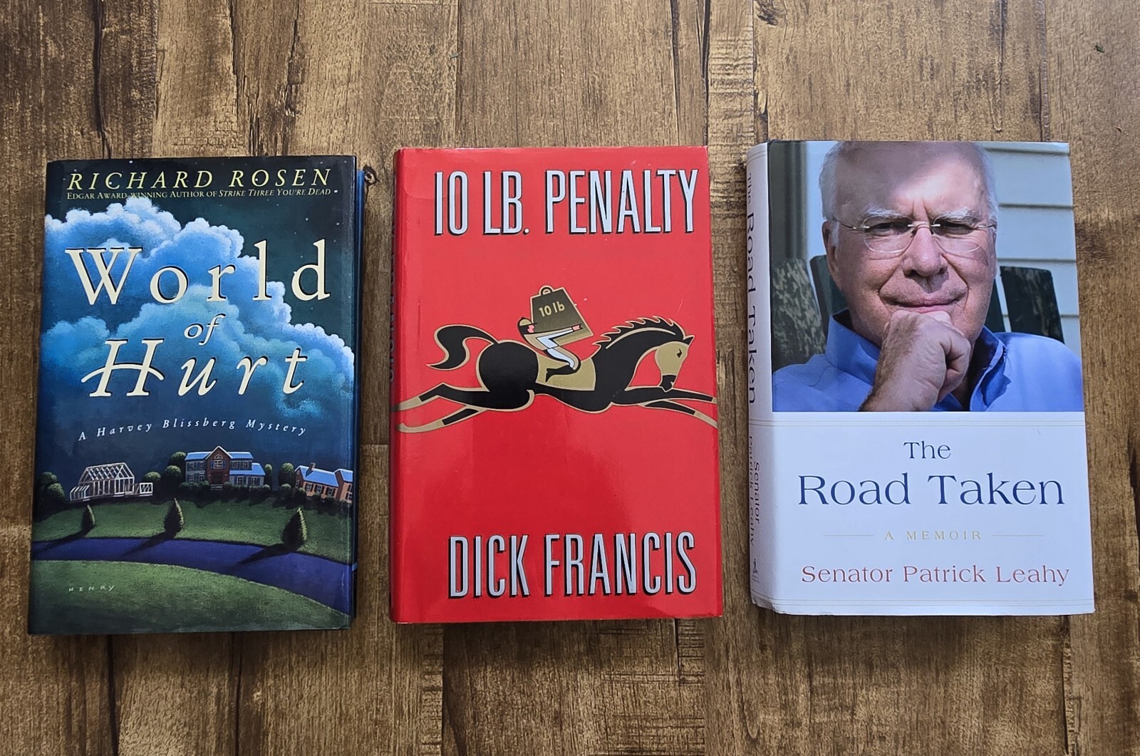 Lot of 3 Books 10-LB. Penalty + World of Hurt + The Road Taken HC/DJ
