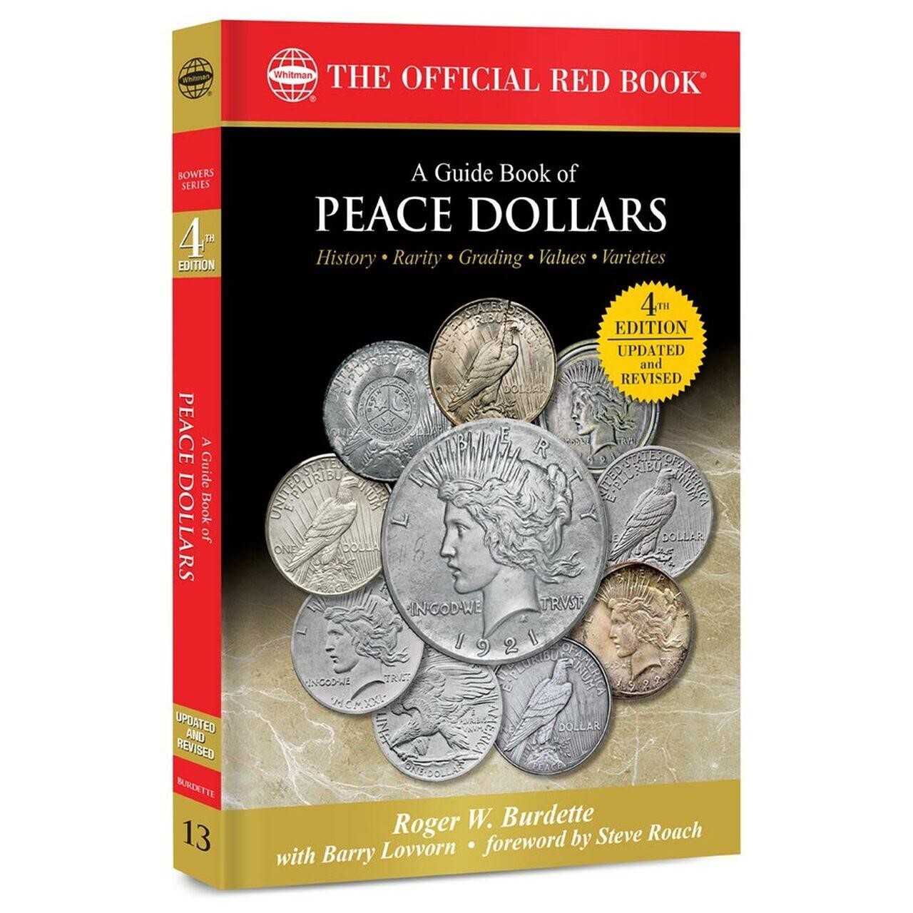 New Official Red Guide Book For US Peace Silver Dollar Coin Catalog 4th Edition