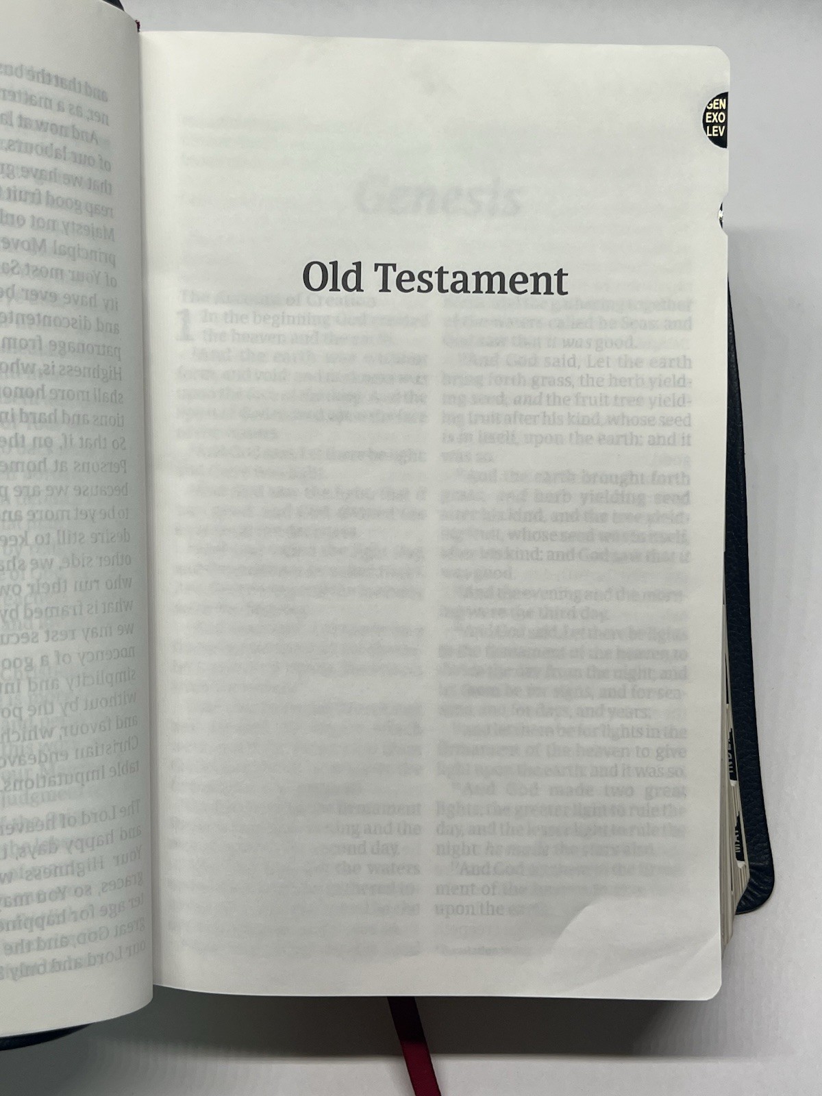 Holy Bible – King James Version Black Genuine Leather Giant Print Tyndale 2020
