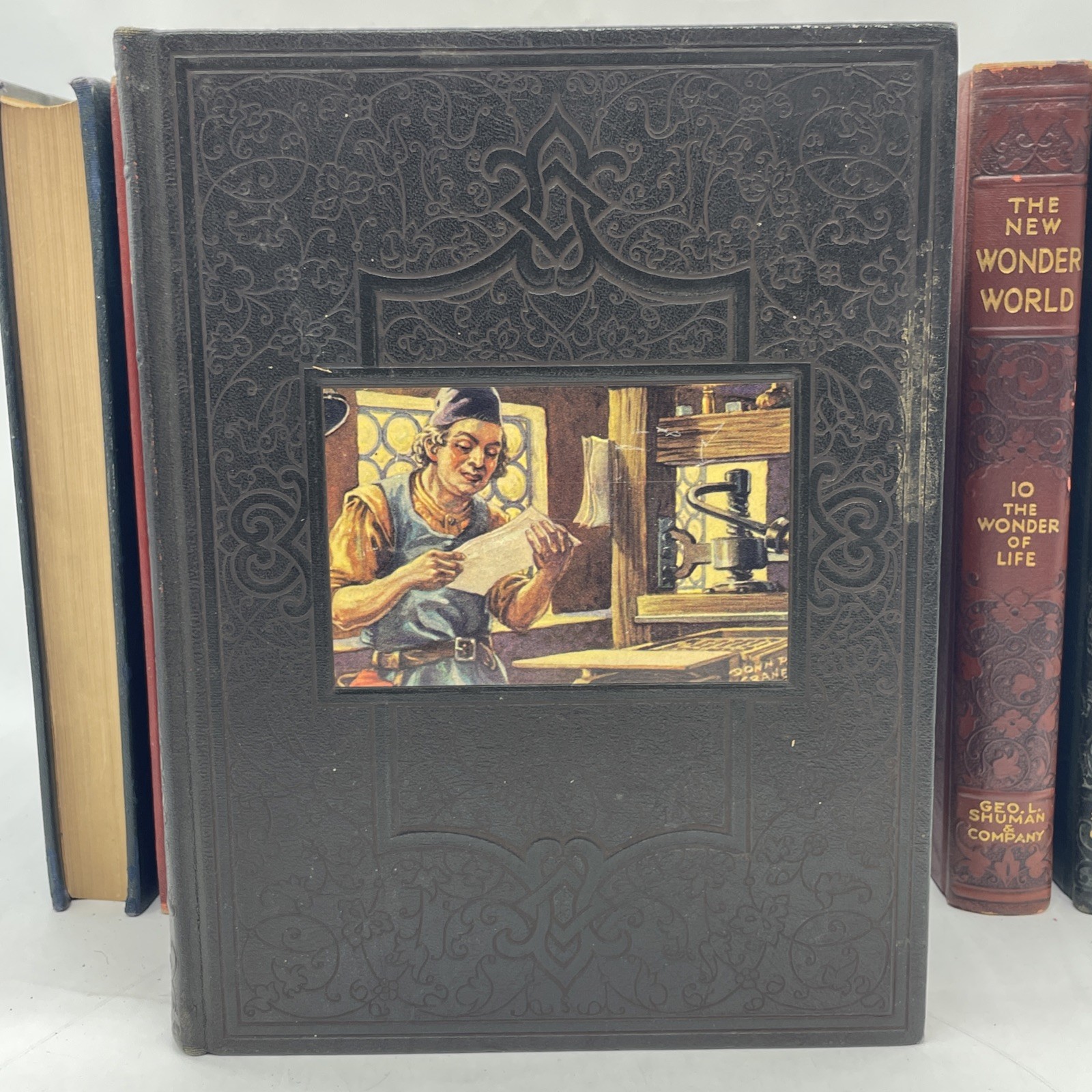 The New Wonder World Vol. 1-8 10&11 Set Geo. L. Shuman & Company Books