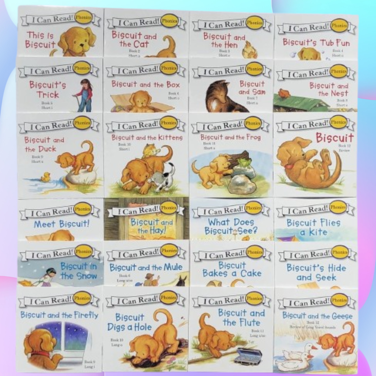 Biscuit I Can Read Phonics 24 Book Lot Kids Early Readers Learn to Read