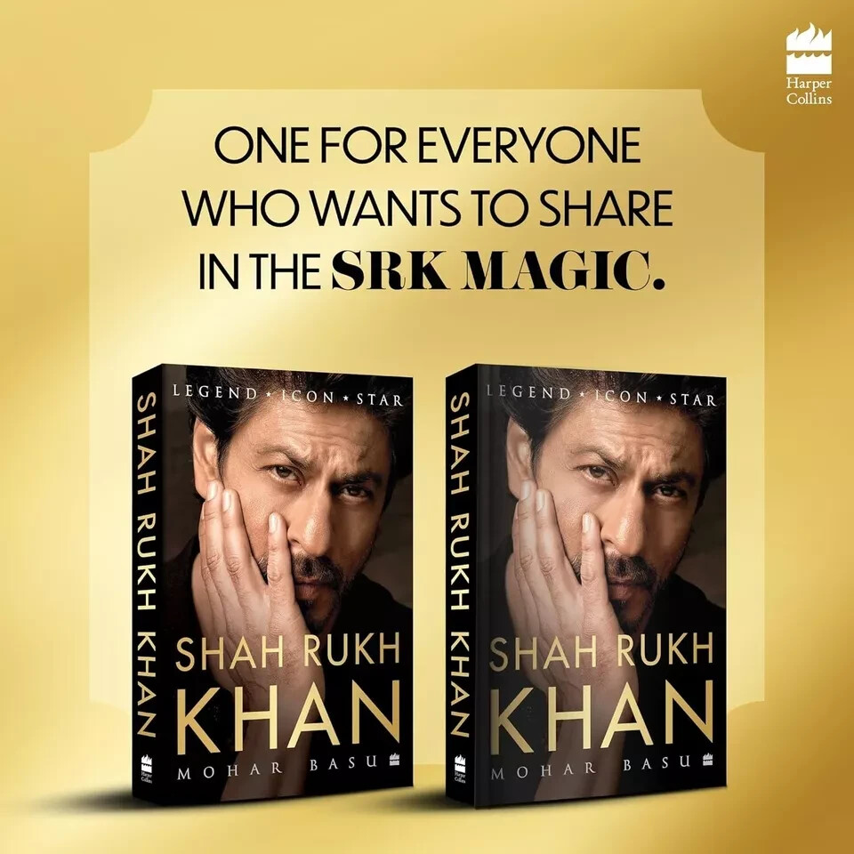 SHAH RUKH KHAN : Legend, Icon, Star HADRCOVER by Mohar Basu (Author) FREE SHIP
