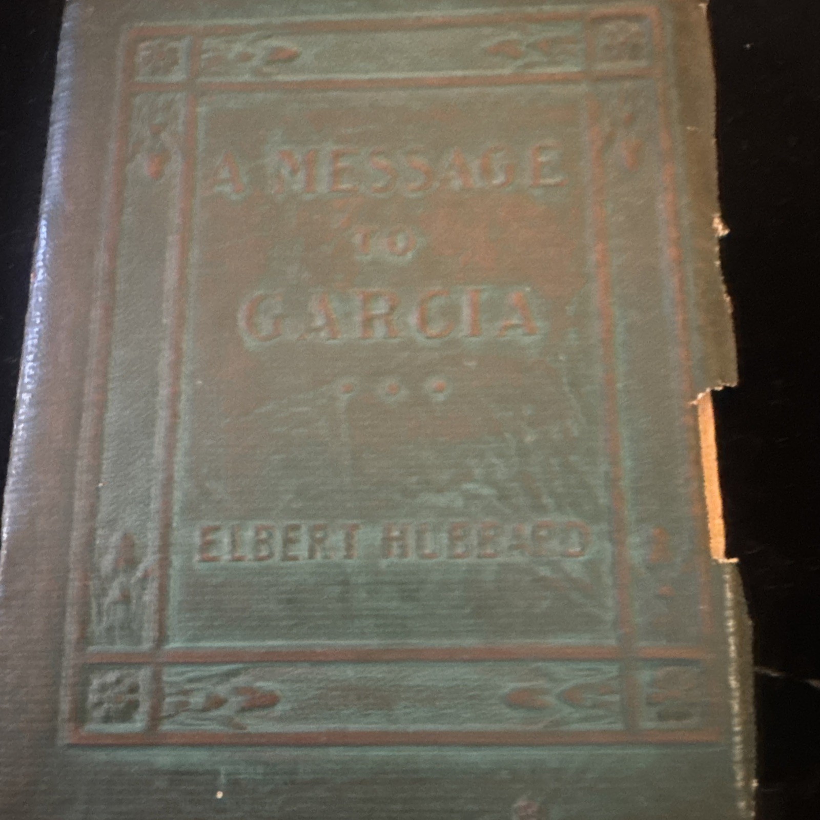 4 Antique Little Leather Library Miniature Books – Green Covers – Early 1900s
